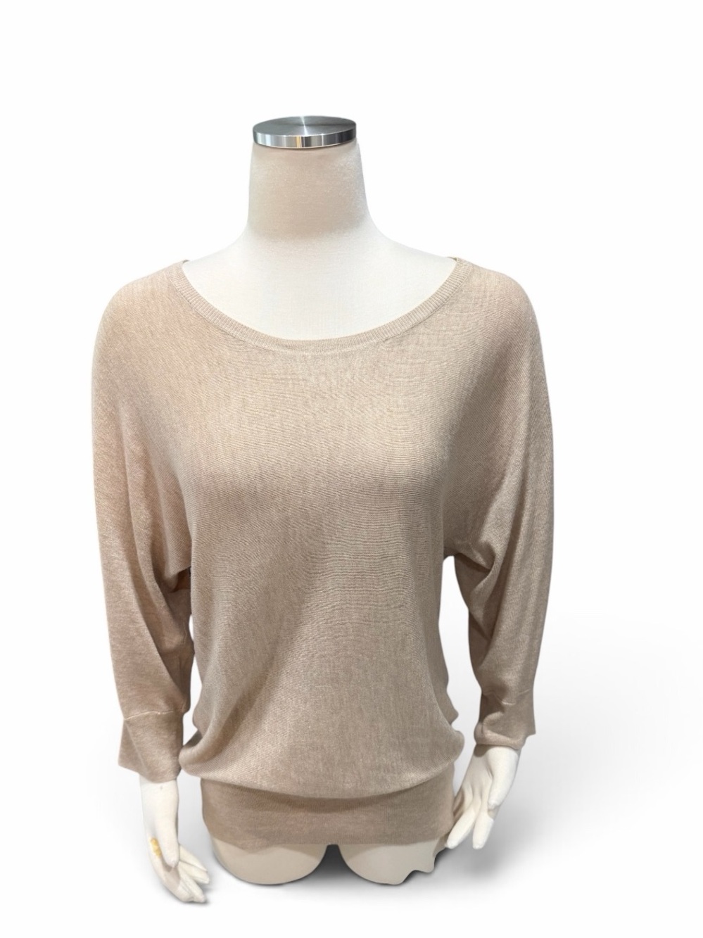 Chico's Light Beige Women’s Lightweight Sweater Size 2
